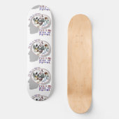 Brain aan duiven persoonlijk skateboard (Voorkant)