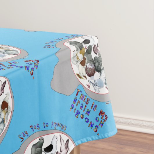 Brain aan duiven tafelkleed (Voorbeeld)