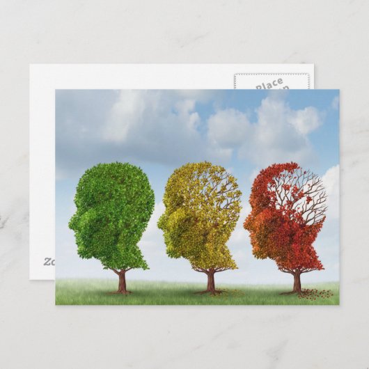 Brain Aging Briefkaart (Voorkant / Achterkant)