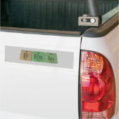 Brain als natriumboron bumpersticker (Op Truck)