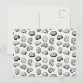 Brain Anatomy Biology Illustrations Feestdagenkaart (Voorkant / Achterkant)