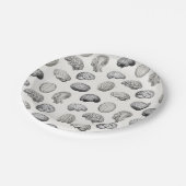 Brain Anatomy Biology Illustrations Papieren Bordje (Gekanteld)