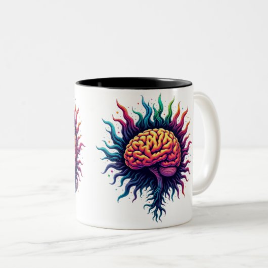 Brain Anatomy Coffee Mok (Voorkant rechts)