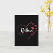 Brain Aneurysm Awareness Butterfly Geloof Kaart (Gele Bloem)