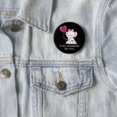 Brain Aneurysm Awareness Elephant Ronde Button 5,7 Cm (In situ)