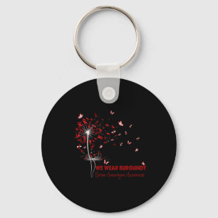 Brain Aneurysm Awareness Faith Hope Love Dandelion Sleutelhanger