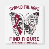 Brain Aneurysm Awareness Month Ribbon Gifts Magneet (Voorkant)