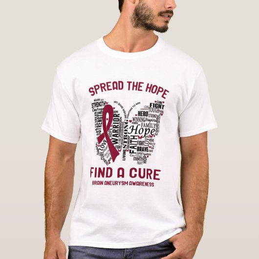 Brain Aneurysm Awareness Month Ribbon Gifts T-shirt (Voorkant)