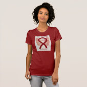 Brain Aneurysm Awareness Ribbon Angel Custom Shirt (Voorkant volledig)