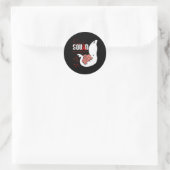 Brain Aneurysm Awareness Support Squad Olifant Ronde Sticker (Tas)