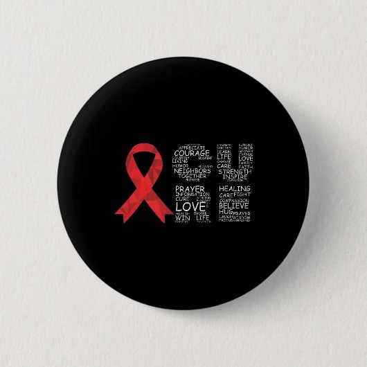 Brain Aneurysm Awareness Surgery grafische onderst Ronde Button 5,7 Cm (Voorkant)