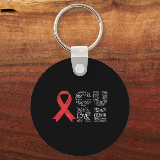 Brain Aneurysm Awareness Surgery grafische onderst Sleutelhanger (Voorkant)