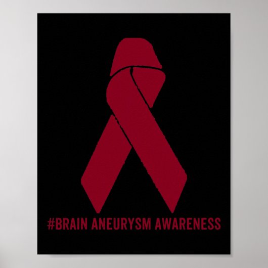 Brain Aneurysm Awareness Surviance Poster (Voorkant)
