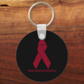 Brain Aneurysm Awareness Surviance Sleutelhanger (Achterkant)