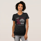 Brain Aneurysm Awareness Warrior Support Surviance T-shirt (Voorkant volledig)