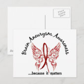 Brain Aneurysm Butterfly 6.1 Briefkaart (Voorkant / Achterkant)