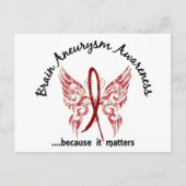 Brain Aneurysm Butterfly 6.1 Briefkaart (Voorkant)