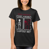 Brain Aneurysm Het is geen handicap T-shirt (Voorkant)