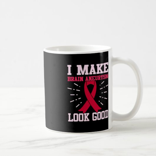 Brain Aneurysm Let goed op maand ondersteuning G Koffiemok (Rechts)