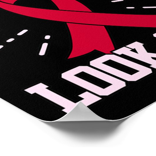 Brain Aneurysm Let goed op maand ondersteuning G Poster (Hoek)