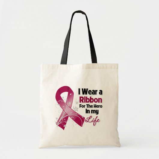 Brain Aneurysm Ribbon Hero in Mijn leven Tote Bag (Voorkant)