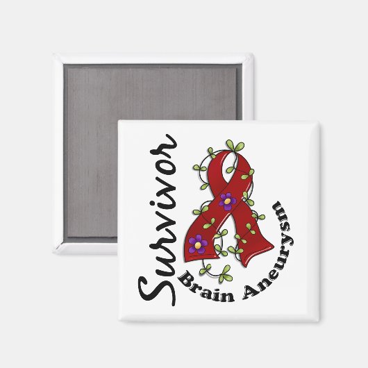 Brain Aneurysm Survivor Magneet (Voorkant / Achterkant)