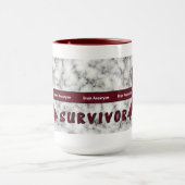 Brain Aneurysm Survivor Marked Coffee Mok (Midden)