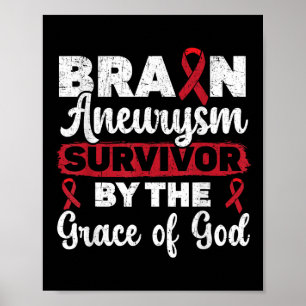 Brain Aneurysm Survivor Medical Conditie Aneurysm Poster