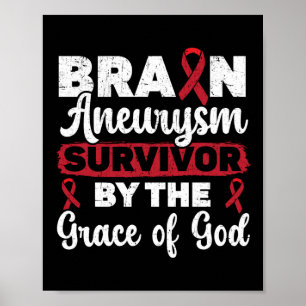 Brain Aneurysm Survivor Medical Conditie Aneurysm Poster