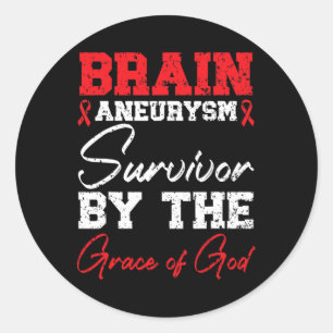 Brain Aneurysm Survivor Medical Conditie Aneurysm Ronde Sticker