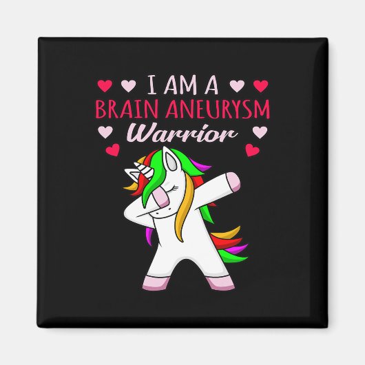 Brain Aneurysm Warrior Awareness Month Support Gra Magneet (Voorkant)