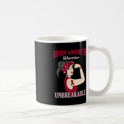 Brain Aneurysm Warrior Awareness Month Supporter G Koffiemok (Rechts)