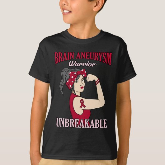 Brain Aneurysm Warrior Awareness Month Supporter G T-shirt (Voorkant)
