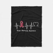 Brain Aneurysm Warrior Fleece Deken (Voorkant)