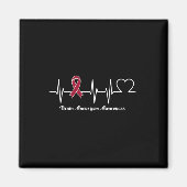 Brain Aneurysm Warrior Magneet (Voorkant)