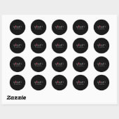 Brain Aneurysm Warrior Ronde Sticker (Vel)