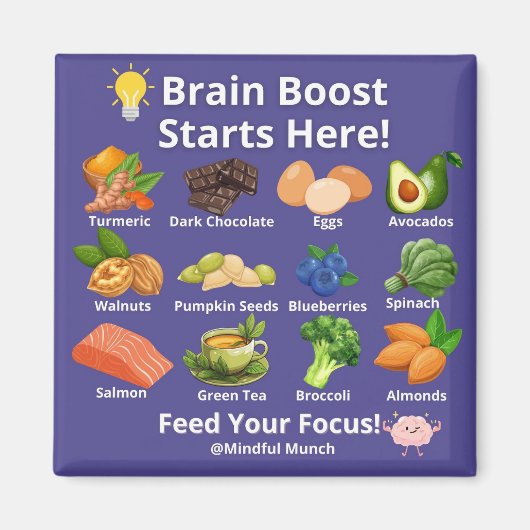 🧠Brain Boosting Fridge Magnet (Voorkant)