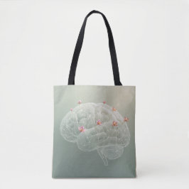 Brain Botanical Creativity Tote Bag