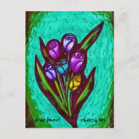 Brain Bouquet Briefkaart (Voorkant)