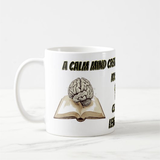 Brain Brandstof Alleen – Motiverende Mok (Links)