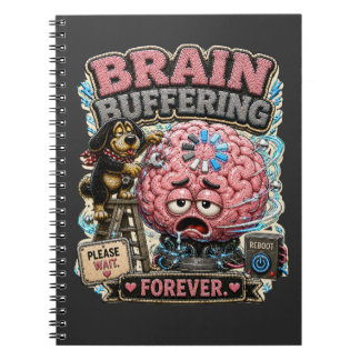 Brain Buffering Voorgoed Grappig Persoonlijk Notitieboek