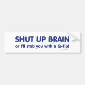 Brain Bumpersticker uitschakelen (Voorkant)