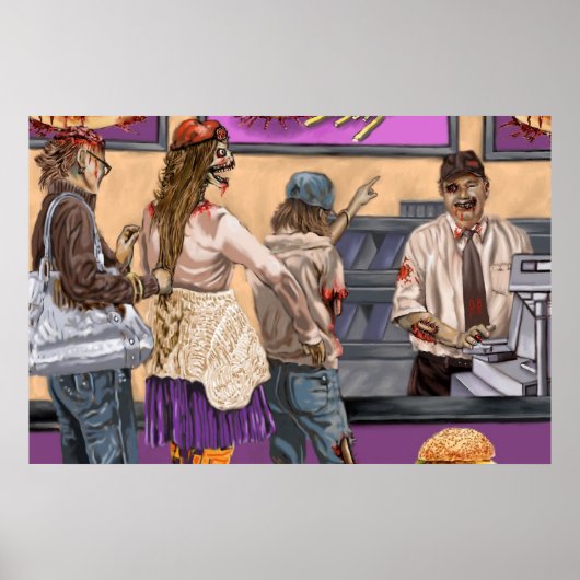 Brain Burgers Poster (Voorkant)