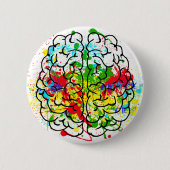 Brain Button Pin (Voorkant)
