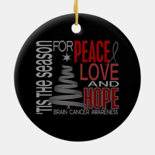 Brain Cancer 1 Ornamenten (Achterkant)