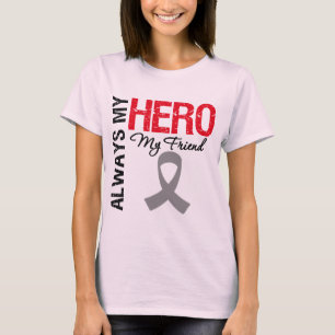 Brain Cancer Altijd mijn Hero mijn vriend T-shirt