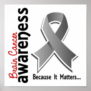Brain Cancer Awareness 5 Poster