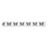 Brain Cancer Awareness Butterfly of Hope 3" Satijnen Lint (Voorkant)