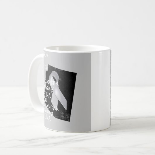 Brain Cancer Awareness in Arizona  Koffiemok (Voorkant links)