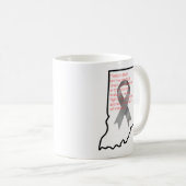 Brain Cancer Awareness in Indiana  Koffiemok (Voorkant rechts)